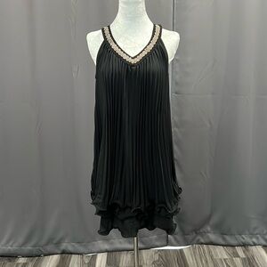 Deep Black Alfani Petite Cocktail Dress